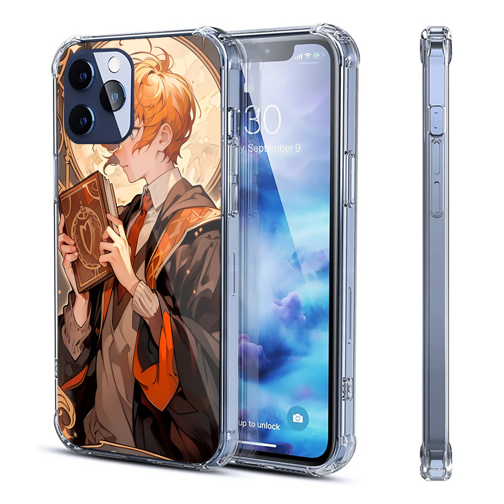 （画像用） Harry Potter ハリー・ポッターシリーズ 【iPhone 12シリーズ対応】透明スマホケース（クリアソフトケース）